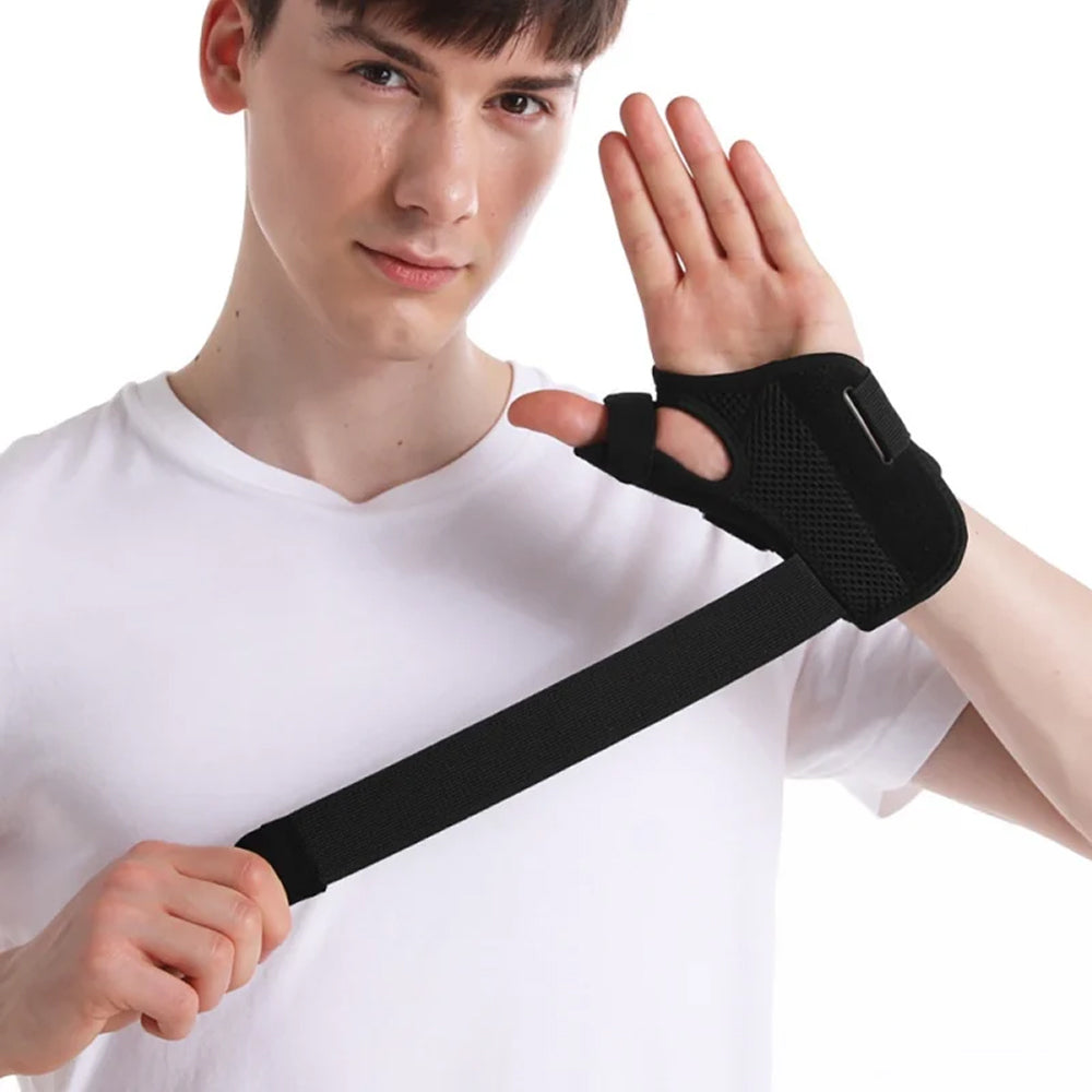Premium Elastic Thumb Support Brace for Arthritis & Tendonitis Pain Relief, Splashproof Compression Sleeve for Daily Use, 