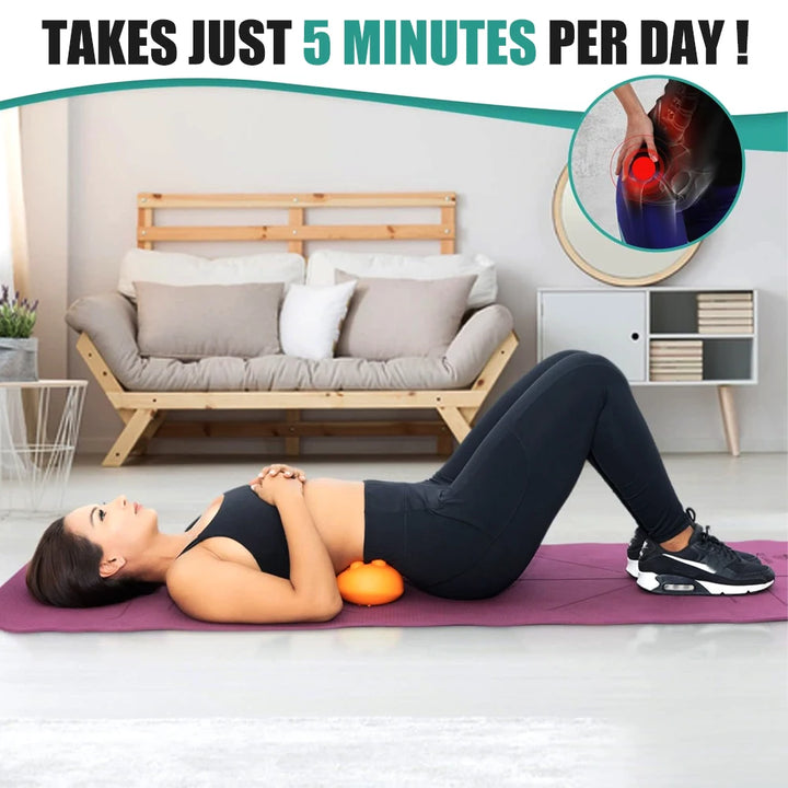 High Quality Sciatica Massager Deep Tissue Tool for Lower Back & Butt - 14 Trigger Points Myofascial Release for Hip, Glute, Pelvic, SI Joint, and Psoas Pain Relief - Compact & Portable - PhysioFitLab