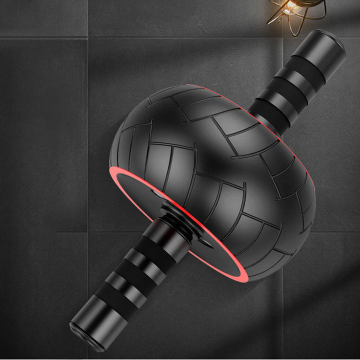 Premium Ab Roller Single Wheel Core Trainer Silent Rubber Exercise Wheel Non Slip Handles Abdominal Roller with Mat for Home Gym Daily Use Fitness