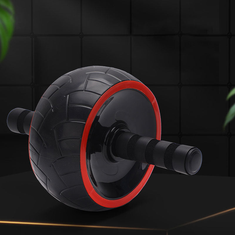 Premium Ab Roller Single Wheel Core Trainer Silent Rubber Exercise Wheel Non Slip Handles Abdominal Roller with Mat for Home Gym Daily Use Fitness