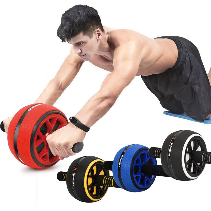 Premium Ab Wheel Roller Core Trainer Silent Abdominal Exercise Wheel with Kneeling Pad Non Slip Handles Stainless Steel for Home Gym Workout Daily Use