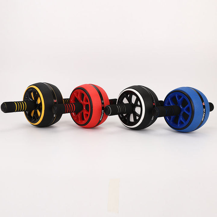 Premium Ab Wheel Roller Core Trainer Silent Abdominal Exercise Wheel with Kneeling Pad Non Slip Handles Stainless Steel for Home Gym Workout Daily Use