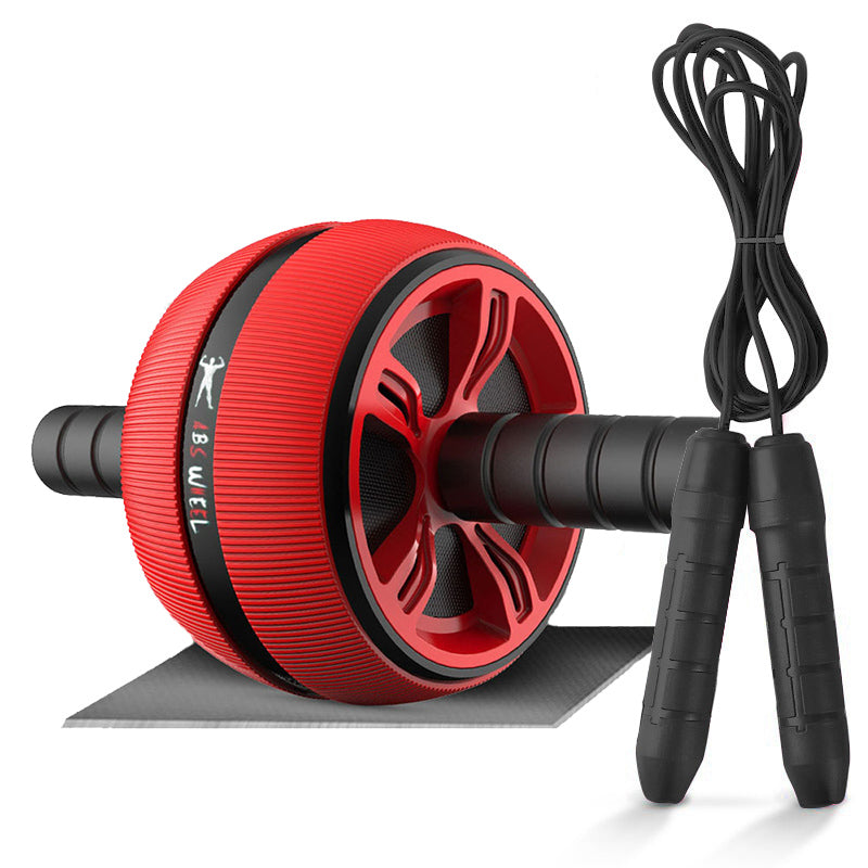Premium Ab Wheel Roller Core Trainer Silent Abdominal Exercise Wheel with Kneeling Pad Non Slip Handles Stainless Steel for Home Gym Workout Daily Use