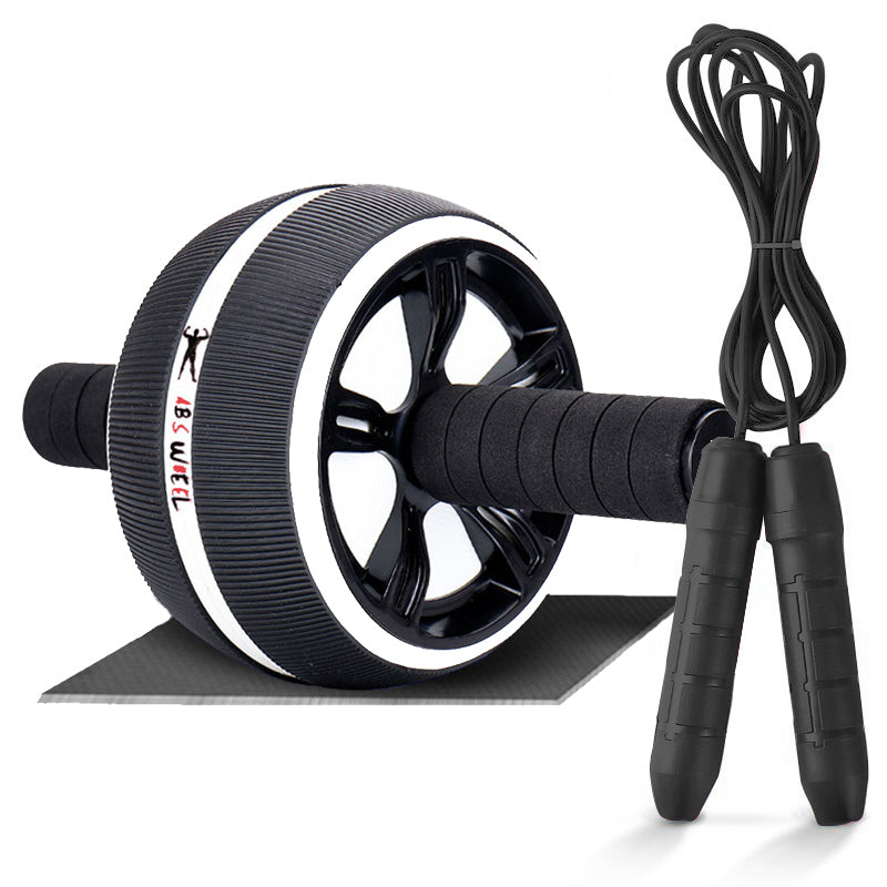Premium Ab Wheel Roller Core Trainer Silent Abdominal Exercise Wheel with Kneeling Pad Non Slip Handles Stainless Steel for Home Gym Workout Daily Use