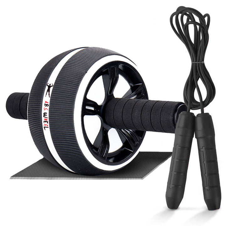 Premium Ab Wheel Roller Core Trainer Silent Abdominal Exercise Wheel with Kneeling Pad Non Slip Handles Stainless Steel for Home Gym Workout Daily Use