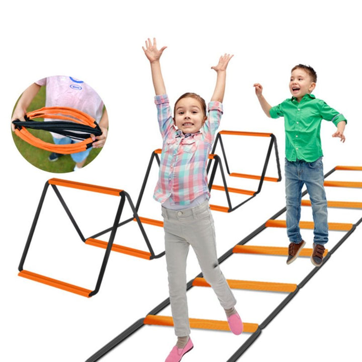 Premium Agility Ladder Speed Training Ladder Footwork Trainer Adjustable Sports Ladder with Carry Bag for Soccer Football Fitness Kids Adults Daily Use