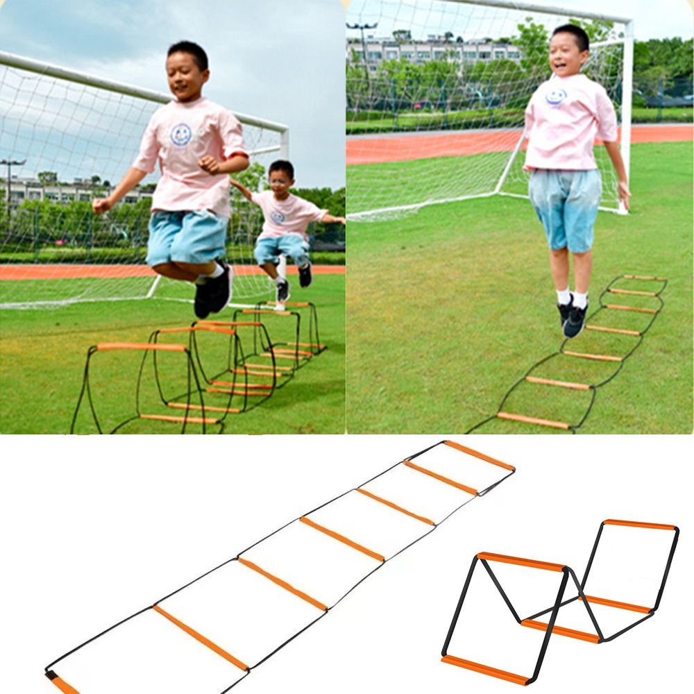Premium Agility Ladder Speed Training Ladder Footwork Trainer Adjustable Sports Ladder with Carry Bag for Soccer Football Fitness Kids Adults Daily Use