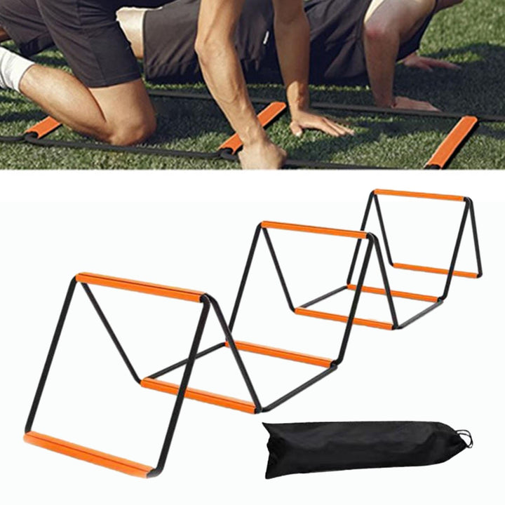 Premium Agility Ladder Speed Training Ladder Footwork Trainer Adjustable Sports Ladder with Carry Bag for Soccer Football Fitness Kids Adults Daily Use