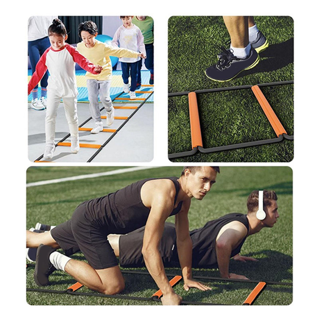 Premium Agility Ladder Speed Training Ladder Footwork Trainer Adjustable Sports Ladder with Carry Bag for Soccer Football Fitness Kids Adults Daily Use
