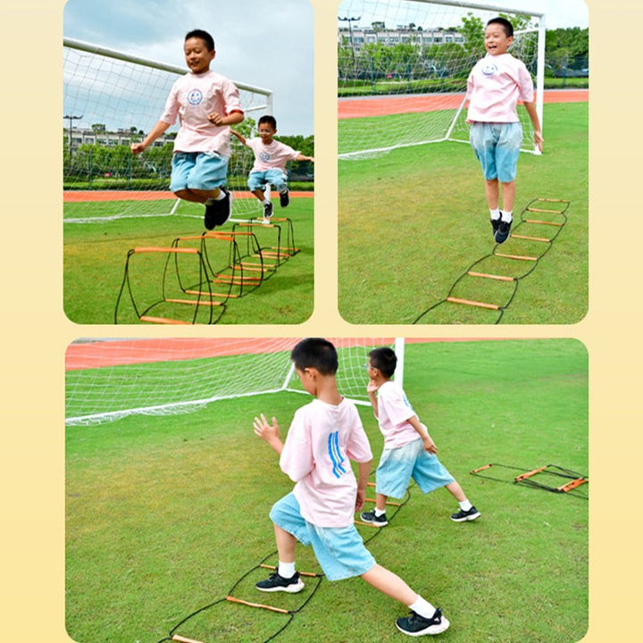 Premium Agility Ladder Speed Training Ladder Footwork Trainer Adjustable Sports Ladder with Carry Bag for Soccer Football Fitness Kids Adults Daily Use