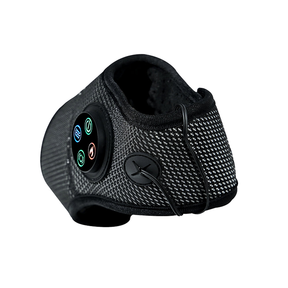 Premium Ankle Massager Air Compression Foot Massager Adjustable Intensity USB Rechargeable Lightweight Ankle Brace for Home Gym Work Daily Use Comfort