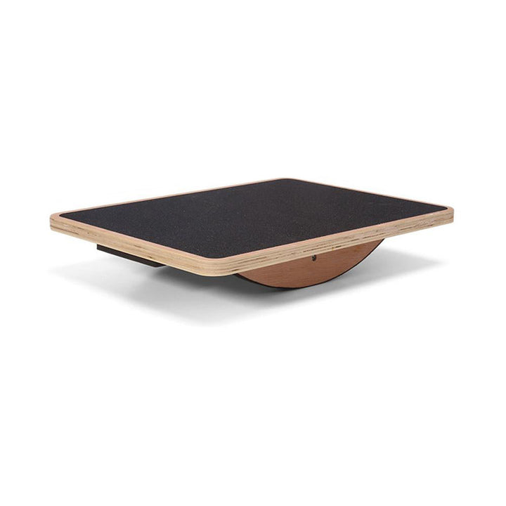 Premium Balance Board 360 Degree Wobble Trainer Anti Slip Wooden Board Rubber Base Core Stability Trainer for Home Office Gym Daily Use Fitness Training