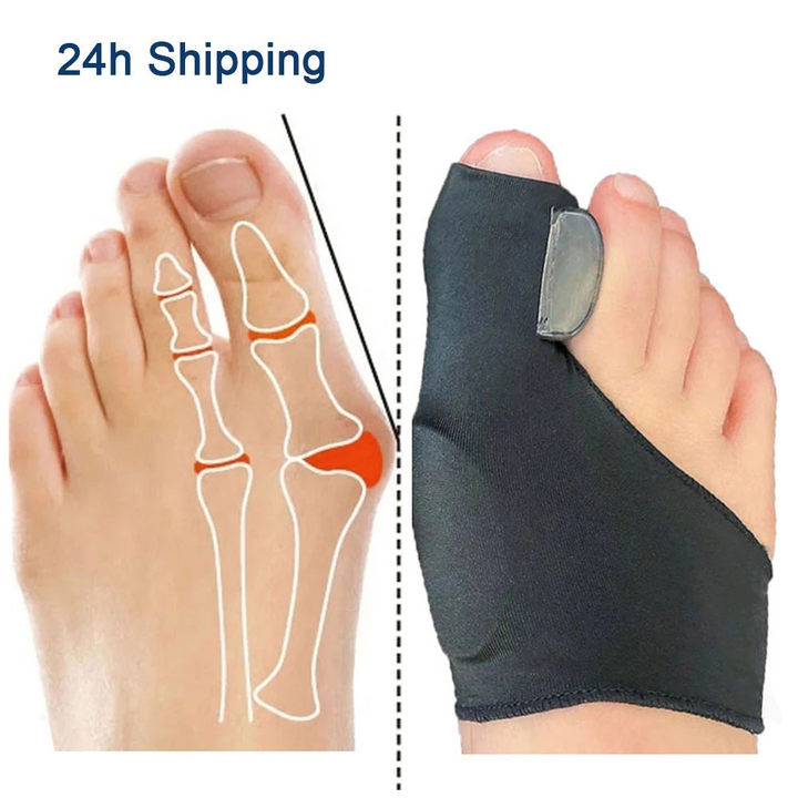 Premium Bunion Corrector Toe Separator Gel Big Toe Spacer Soft Flexible Foot Support Reusable 1 Pair Comfortable Fit for Home Gym Daily Use Travel