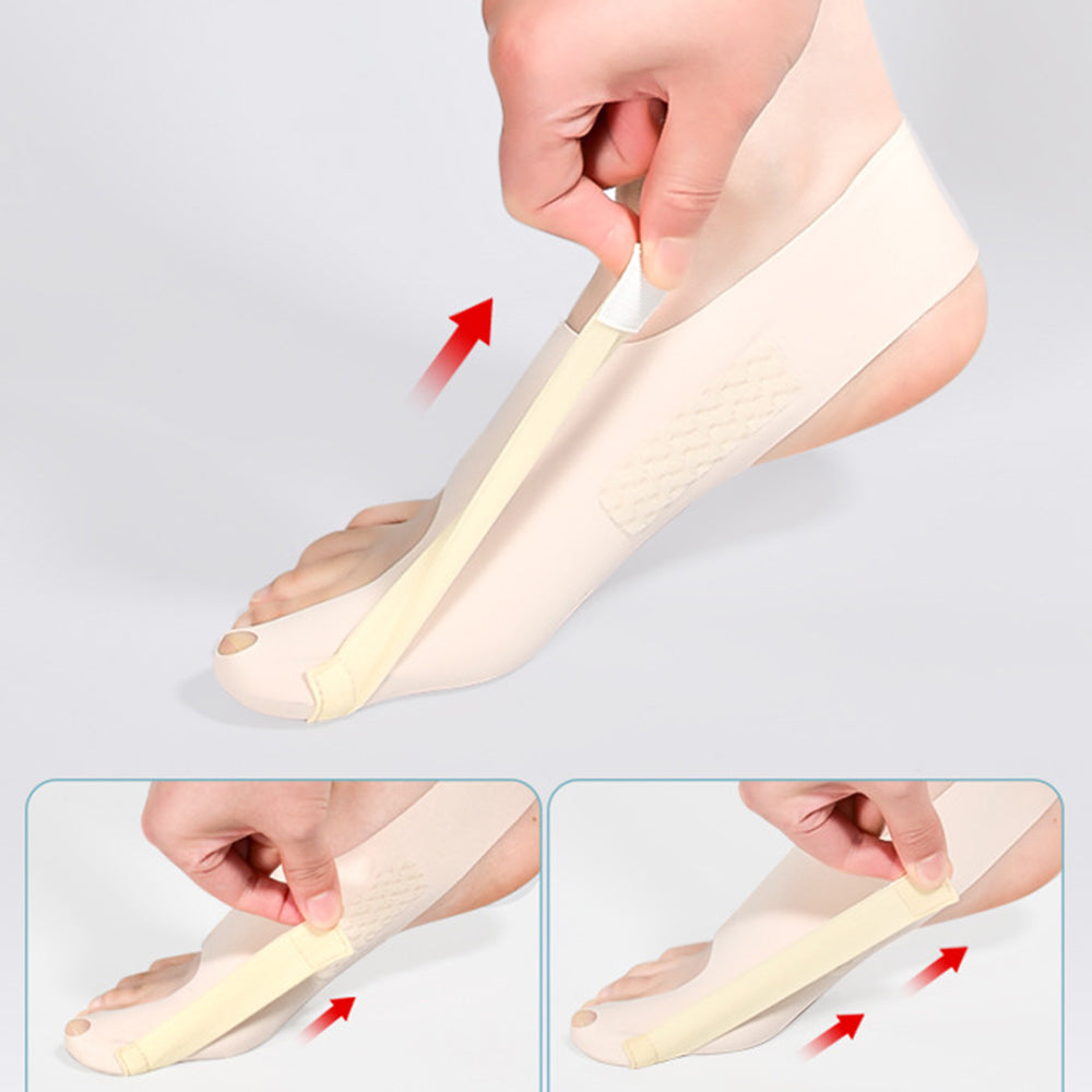 Premium Bunion Socks Toe Separator Adjustable Foot Support Breathable Ergonomic Fit Left Right Options Sizes M L for Daily Use Walking Comfort Fit