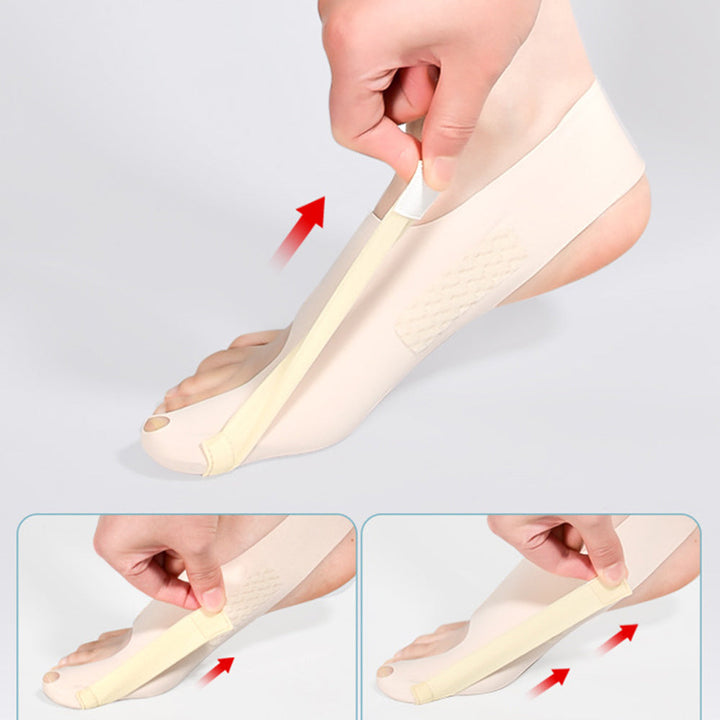 Premium Bunion Socks Toe Separator Adjustable Foot Support Breathable Ergonomic Fit Left Right Options Sizes M L for Daily Use Walking Comfort Fit