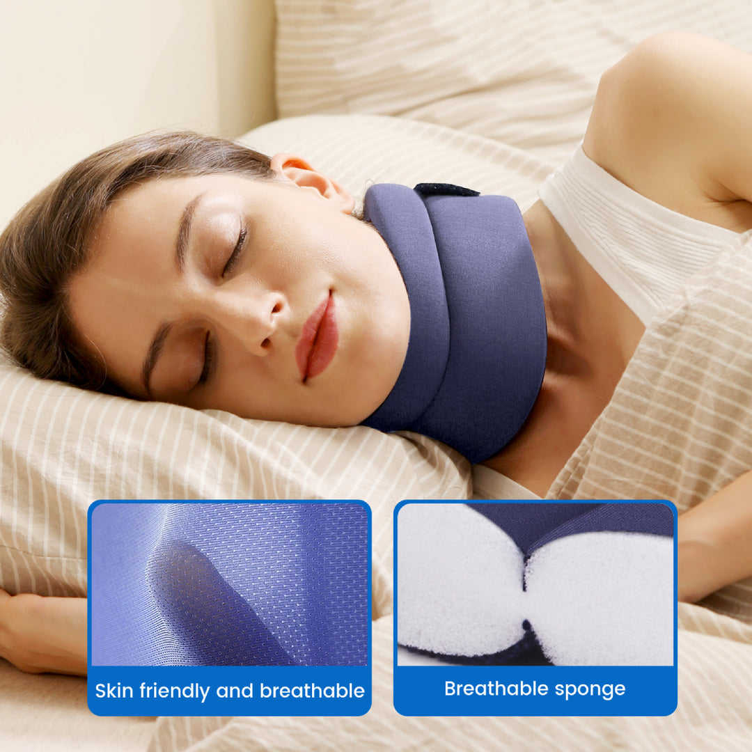Premium Cervical Collar Neck Brace Adjustable Foam Neck Support Breathable Soft Collar for Sleep Work Travel Comfort Fit Sizes S to XL