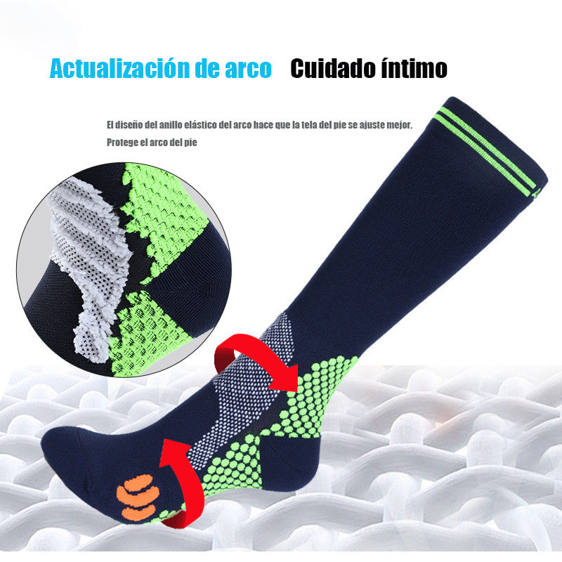Premium Compression Socks 20 to 30 mmHg Support Socks Breathable Moisture Wicking Unisex Knee High Socks for Sports Travel Work Daily Use 1 or 3 Pairs