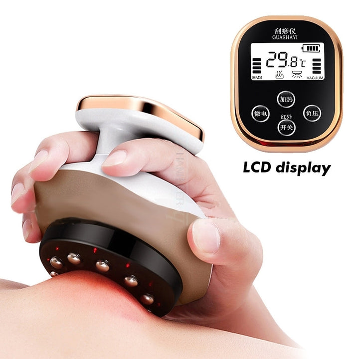 Premium Cupping Massager with LCD – Vacuum Suction, EMS Anti-Cellulite, Heat 35–50°C, Magnet & Gua Sha, Rechargeable (Auto 30-Min Off)
