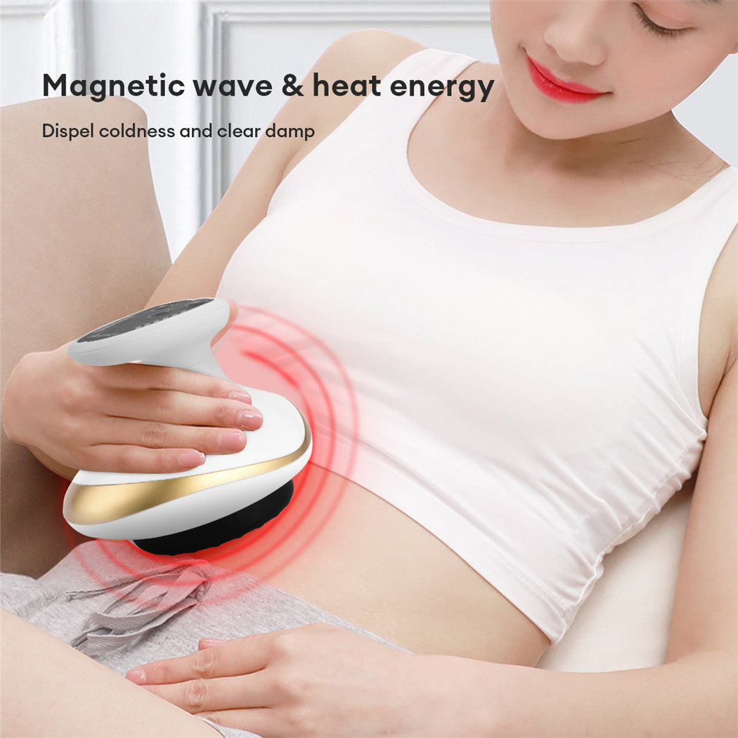 Premium Cupping Massager with LCD – Vacuum Suction, EMS Anti-Cellulite, Heat 35–50°C, Magnet & Gua Sha, Rechargeable (Auto 30-Min Off)
