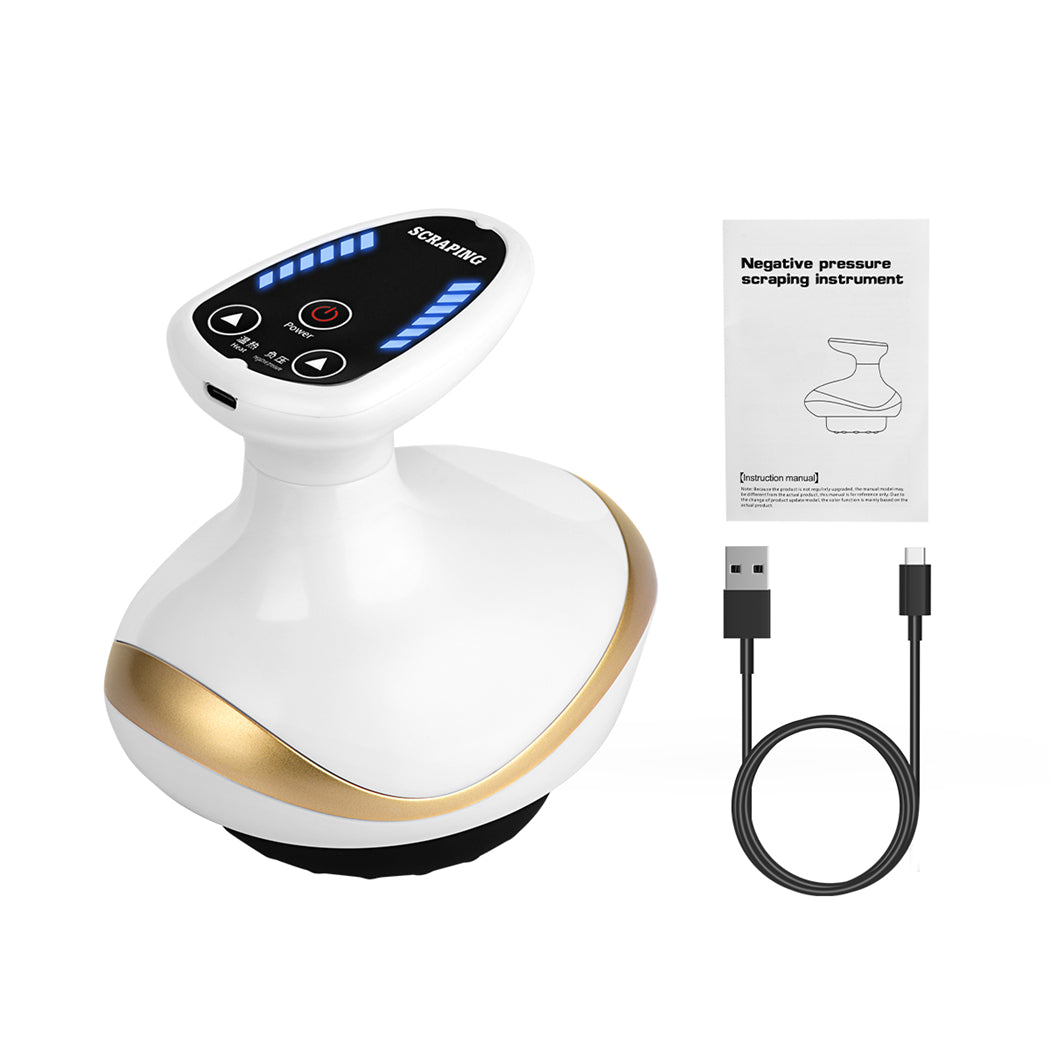 Premium Cupping Massager with LCD – Vacuum Suction, EMS Anti-Cellulite, Heat 35–50°C, Magnet & Gua Sha, Rechargeable (Auto 30-Min Off)