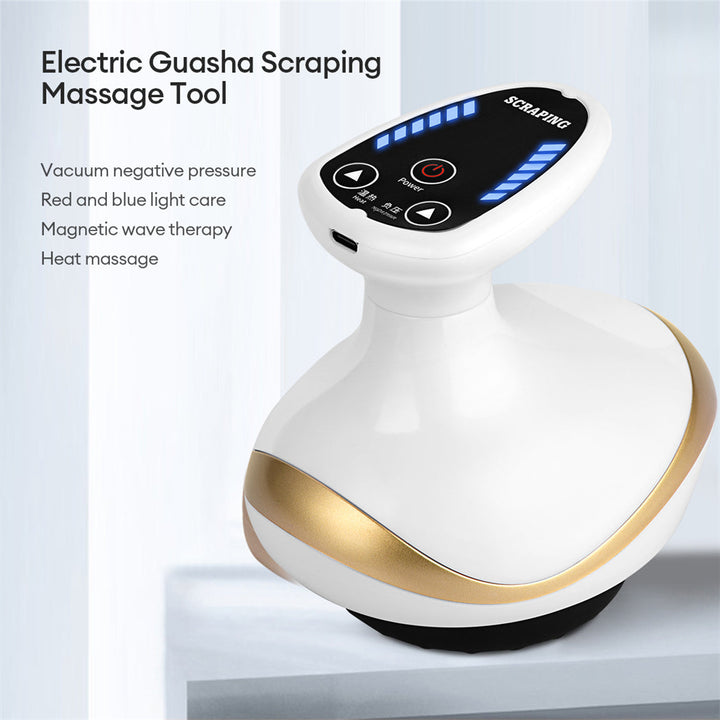 Premium Cupping Massager with LCD – Vacuum Suction, EMS Anti-Cellulite, Heat 35–50°C, Magnet & Gua Sha, Rechargeable (Auto 30-Min Off)