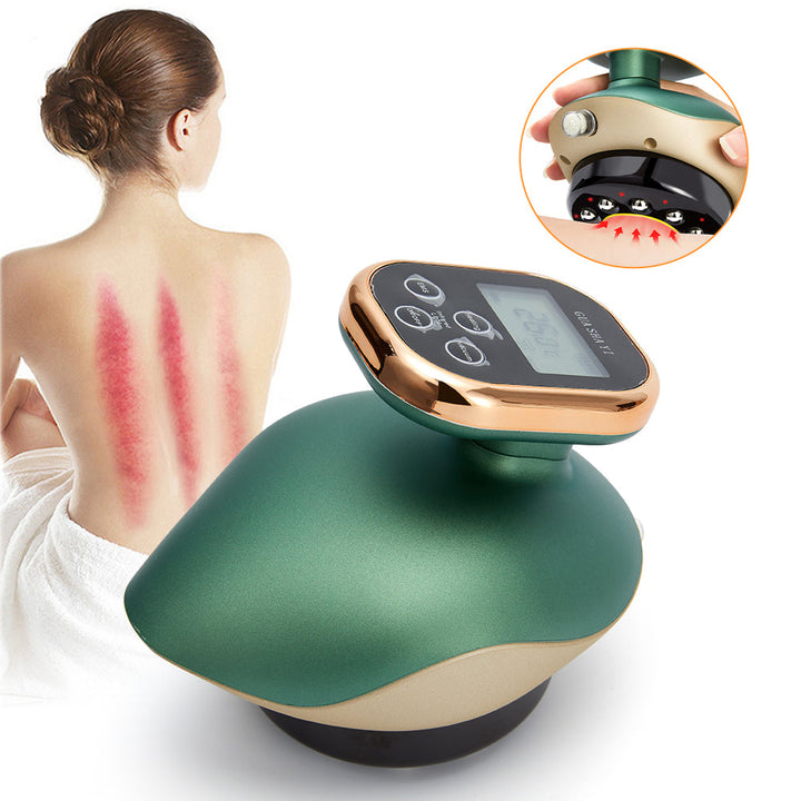 Premium Cupping Massager with LCD – Vacuum Suction, EMS Anti-Cellulite, Heat 35–50°C, Magnet & Gua Sha, Rechargeable (Auto 30-Min Off)