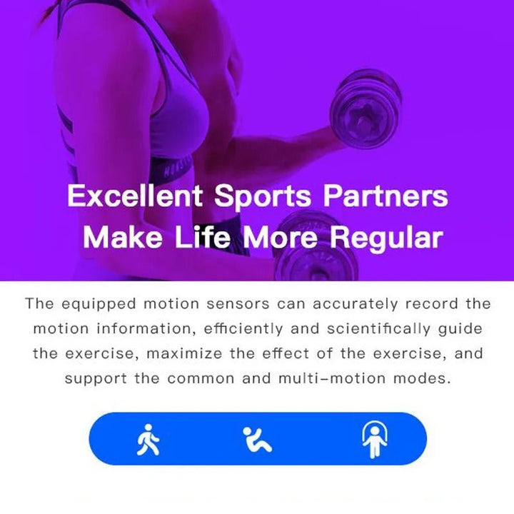 Premium D18 Smart Watch Fitness Tracker 1.3 Inch Touch Bluetooth Waterproof Activity Tracker Call Message Alerts for Android iOS Daily Use