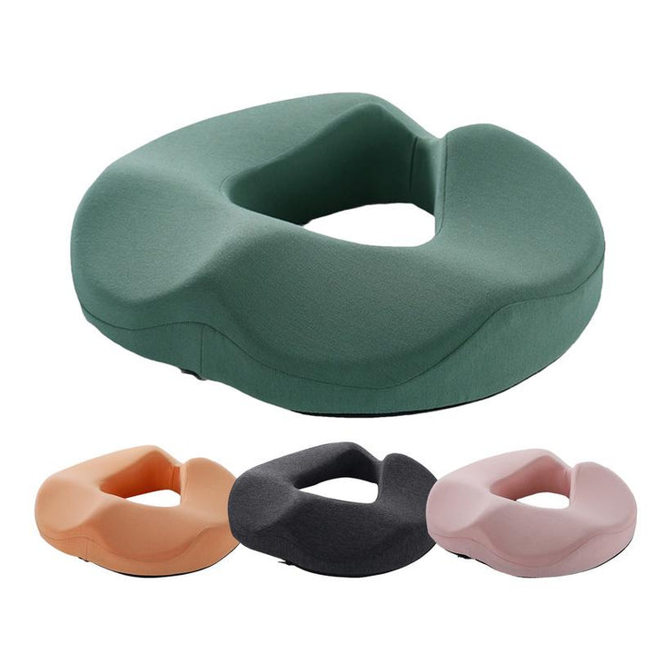 Premium Donut Seat Cushion Memory Foam Ergonomic Chair Pad Non Slip Breathable Cushion Portable for Office Car Home Travel Sitting Daily Use Comfort