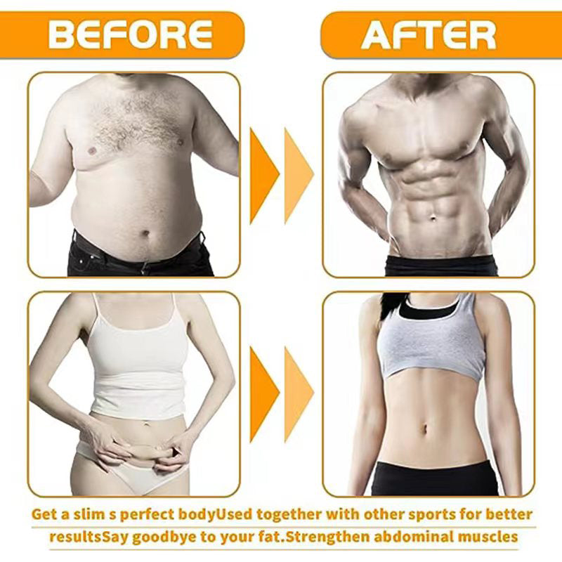 Premium EMS Ab Trainer Belt Muscle Stimulator Adjustable Abdominal Training Belt USB Rechargeable 10 Modes 30 Levels Wearable for Gym Work Daily Use