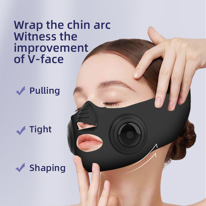Premium EMS Face Massager V Line Mask Adjustable Facial Training Device Rechargeable Microcurrent Face Belt for Daily Use Skin Care Routine Comfort