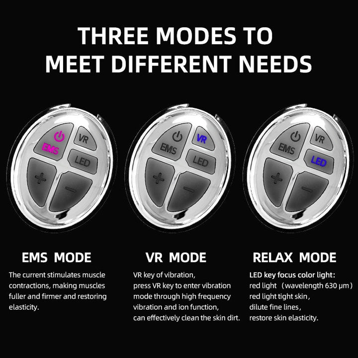 Premium EMS Face Massager V Line Mask Adjustable Facial Training Device Rechargeable Microcurrent Face Belt for Daily Use Skin Care Routine Comfort