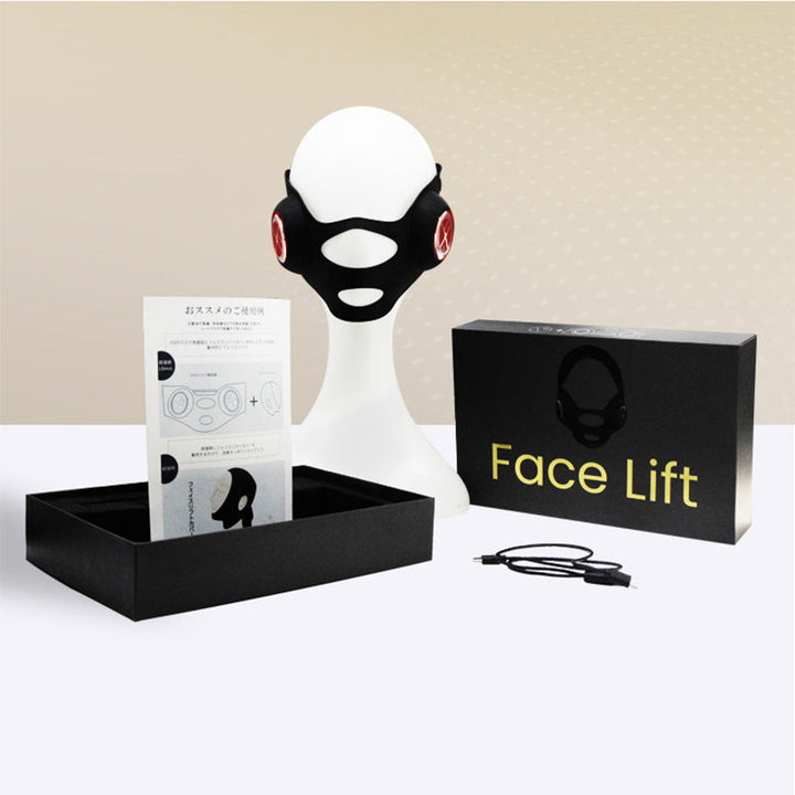 Premium EMS Face Massager V Line Mask Adjustable Facial Training Device Rechargeable Microcurrent Face Belt for Daily Use Skin Care Routine Comfort