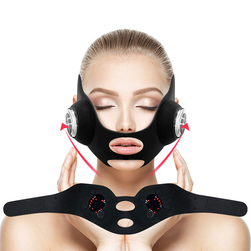 Premium EMS Face Massager V Line Mask Adjustable Facial Training Device Rechargeable Microcurrent Face Belt for Daily Use Skin Care Routine Comfort