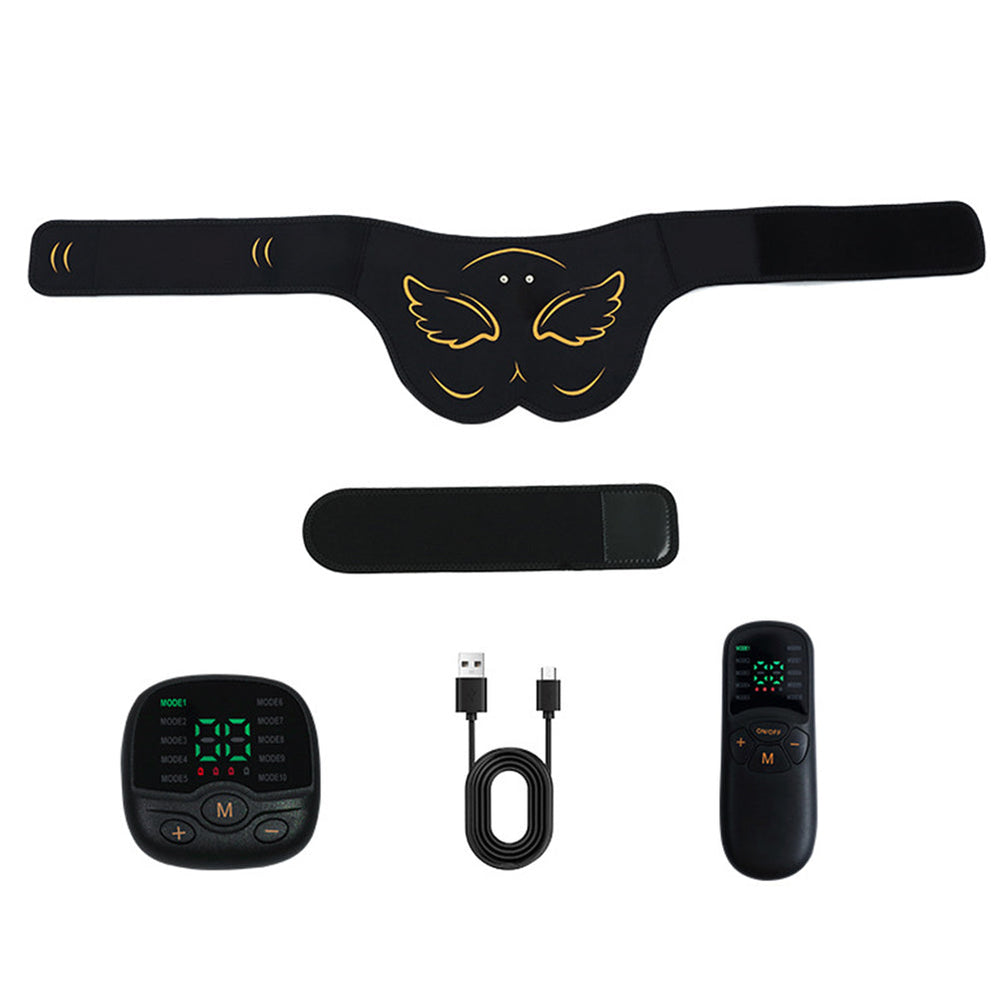 Premium EMS Hip Trainer Muscle Stimulator Wearable Fitness Device 10 Modes 30 Levels USB Rechargeable Remote Control for Home Gym Daily Use Comfort