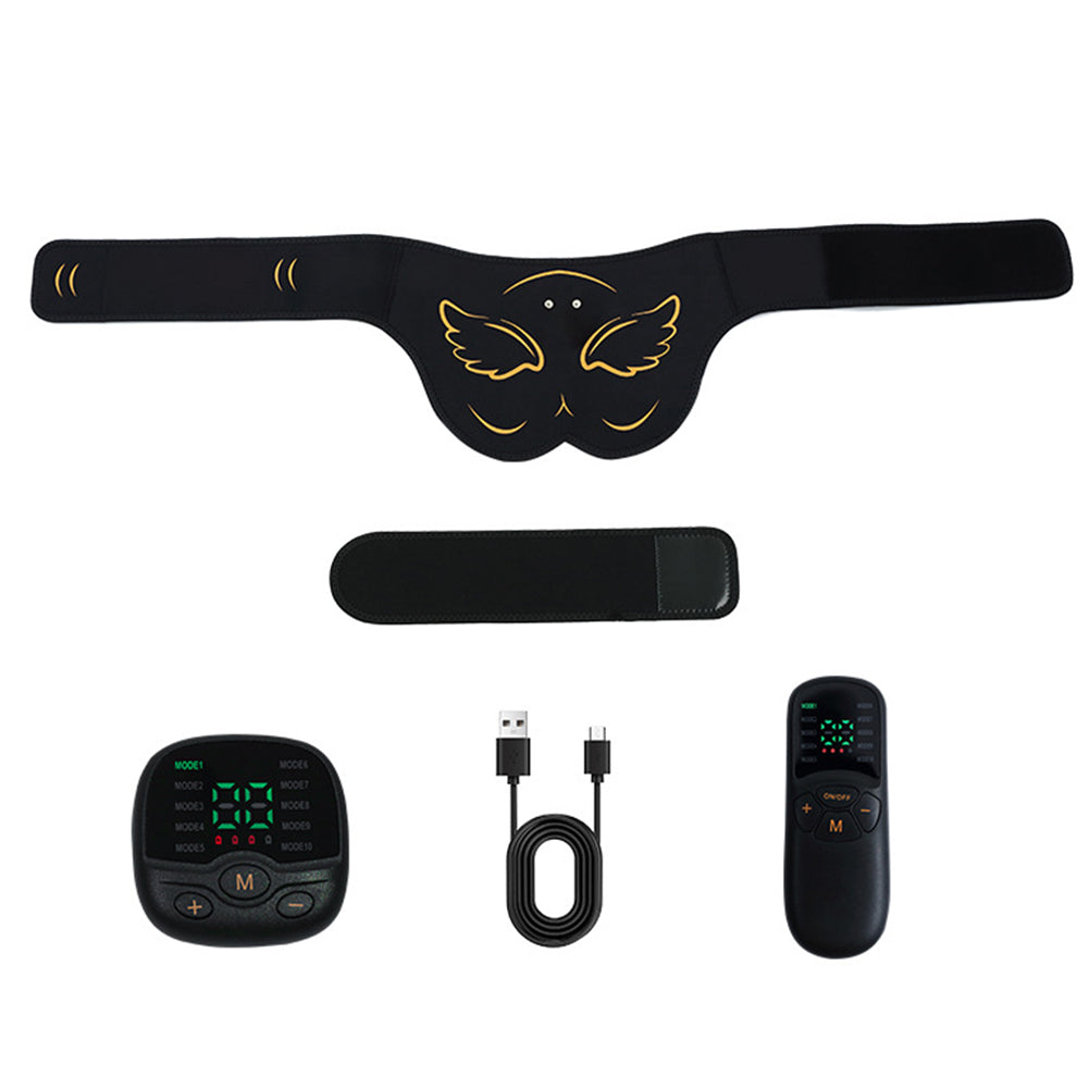 Premium EMS Hip Trainer Muscle Stimulator Wearable Fitness Device 10 Modes 30 Levels USB Rechargeable Remote Control for Home Gym Daily Use Comfort