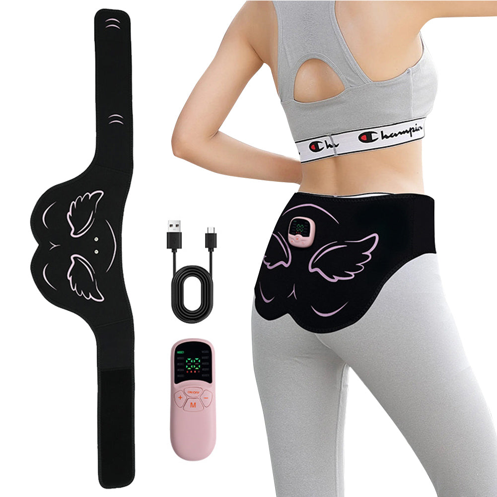 Premium EMS Hip Trainer Muscle Stimulator Wearable Fitness Device 10 Modes 30 Levels USB Rechargeable Remote Control for Home Gym Daily Use Comfort