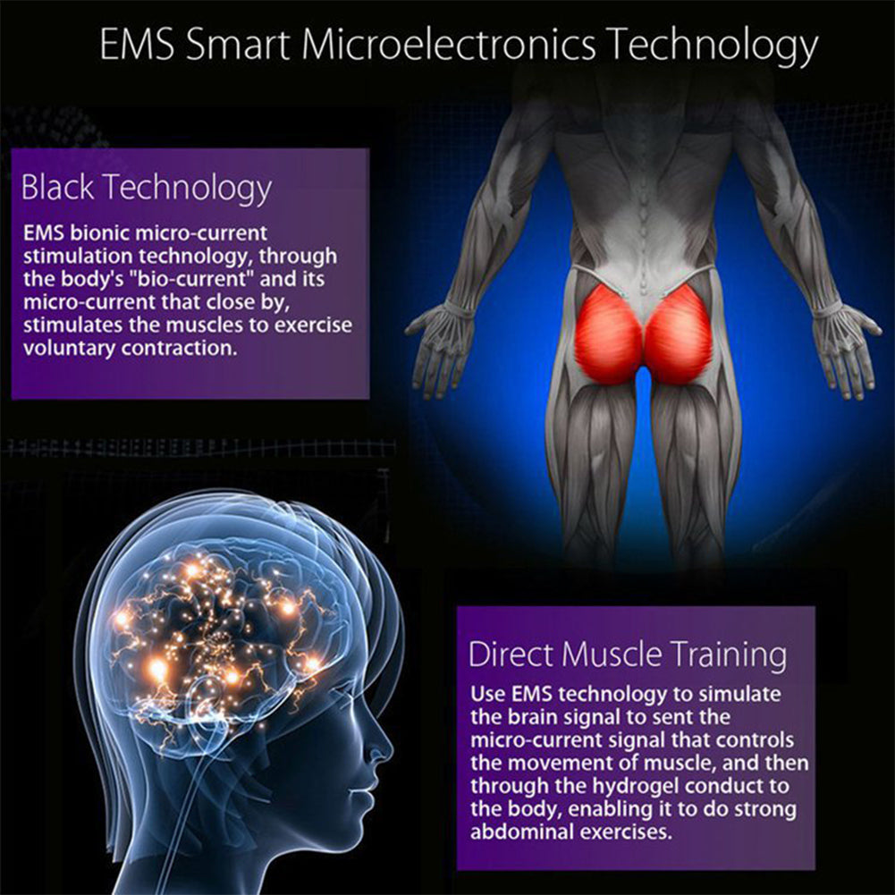 Premium EMS Hip Trainer Wearable Muscle Stimulator Adjustable Fitness Device Multi Mode Body Trainer Portable for Home Gym Work Travel Daily Use Comfort