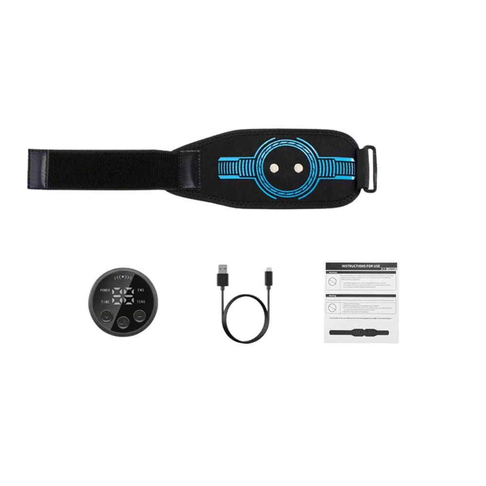 Premium EMS Training Belt Muscle Stimulator Adjustable Abs Arms Legs USB Rechargeable 10 Modes 39 Levels LCD Display for Gym Work Daily Use
