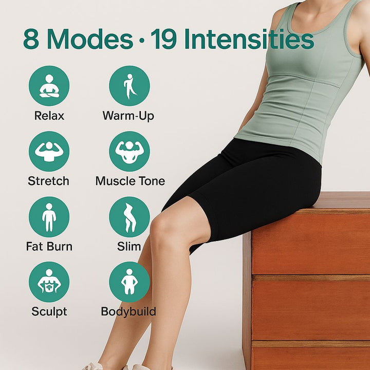 Premium EMS Training Shorts Muscle Stimulator Wearable Fitness Pants USB Rechargeable 6 Modes Adjustable Intensity for Gym Work Daily Use Comfort Fit