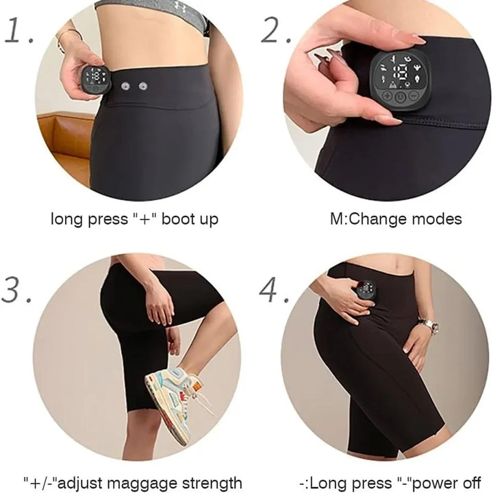 Premium EMS Training Shorts Muscle Stimulator Wearable Fitness Pants USB Rechargeable 6 Modes Adjustable Intensity for Gym Work Daily Use Comfort Fit