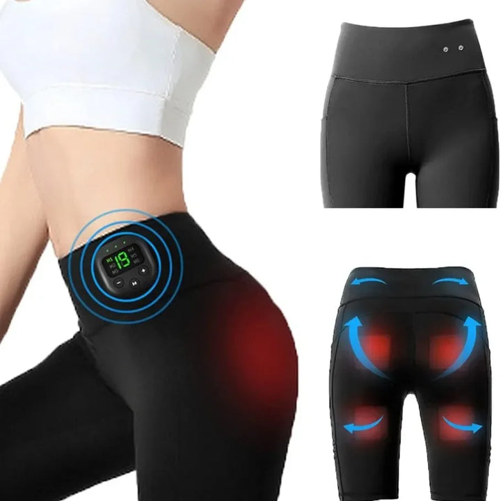 Premium EMS Training Shorts Muscle Stimulator Wearable Fitness Pants USB Rechargeable 6 Modes Adjustable Intensity for Gym Work Daily Use Comfort Fit
