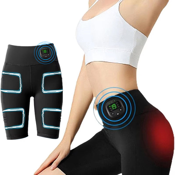 Premium EMS Training Shorts Muscle Stimulator Wearable Fitness Pants USB Rechargeable 6 Modes Adjustable Intensity for Gym Work Daily Use Comfort Fit