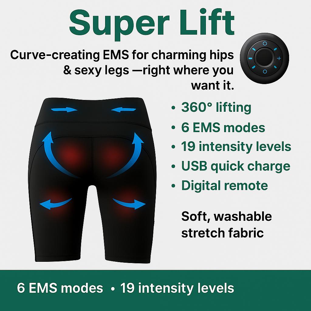 Premium EMS Training Shorts Muscle Stimulator Wearable Fitness Pants USB Rechargeable 6 Modes Adjustable Intensity for Gym Work Daily Use Comfort Fit