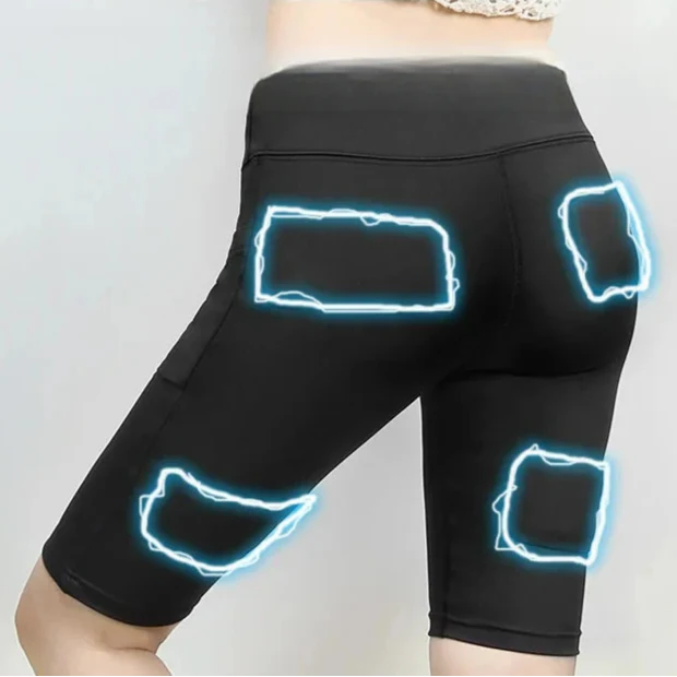 Premium EMS Training Shorts Muscle Stimulator Wearable Fitness Pants USB Rechargeable 6 Modes Adjustable Intensity for Gym Work Daily Use Comfort Fit