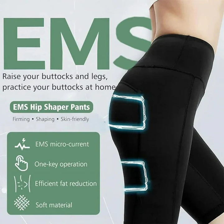 Premium EMS Training Shorts Muscle Stimulator Wearable Fitness Pants USB Rechargeable 6 Modes Adjustable Intensity for Gym Work Daily Use Comfort Fit
