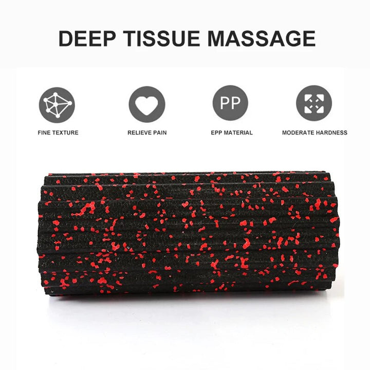 Premium EPP Foam Roller High Density Hollow Exercise Roller 30x15cm Plum Shape Yoga Column for Stretching Fitness Home Gym Portable Daily Use