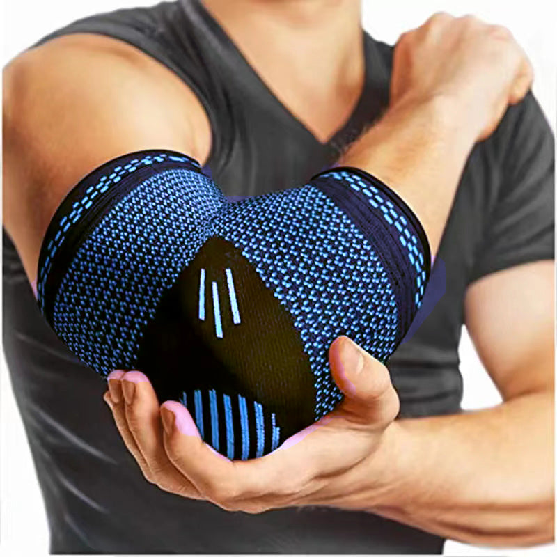 Premium Elbow Brace Compression Support Sleeve Adjustable Arm Support Breathable Elastic Elbow Sleeve for Sports Gym Work Daily Use 1PC