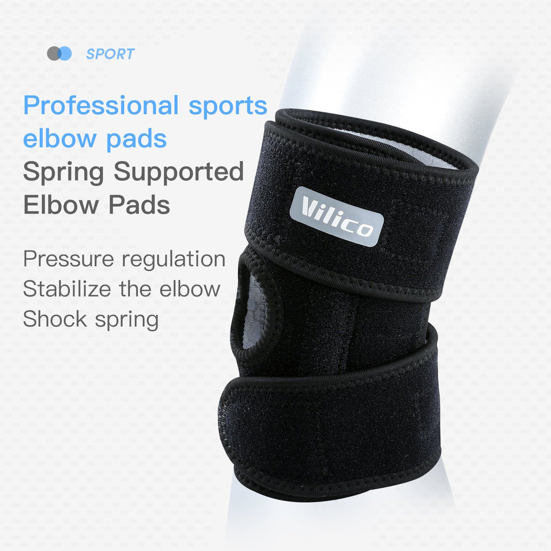 Premium Elbow Support Sleeve Adjustable Compression Arm Sleeve Breathable Sports Elbow Brace for Basketball Football Gym Training Daily Use