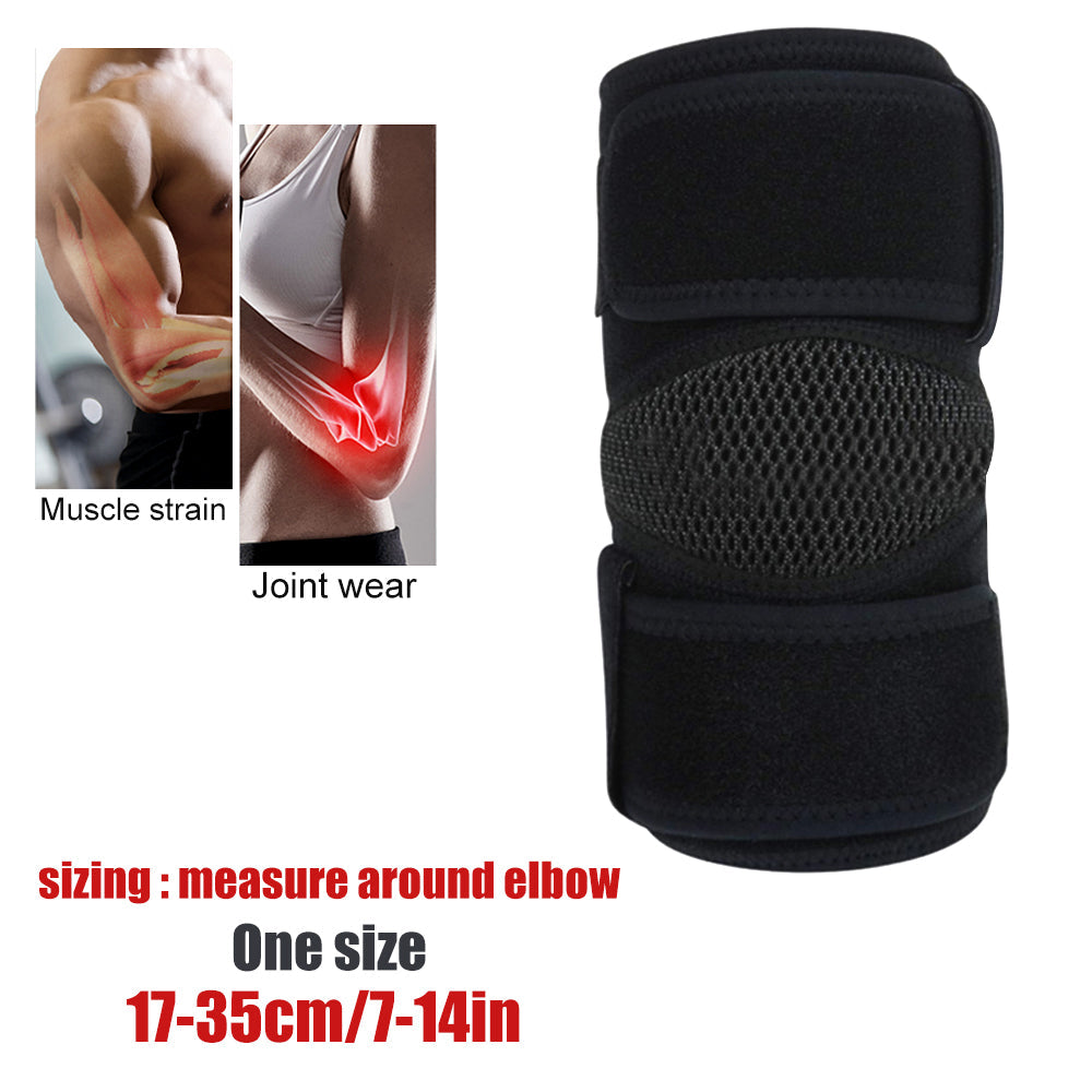 Premium Elbow Support Sleeve Adjustable Compression Arm Sleeve Breathable Sports Elbow Brace for Basketball Football Gym Training Daily Use
