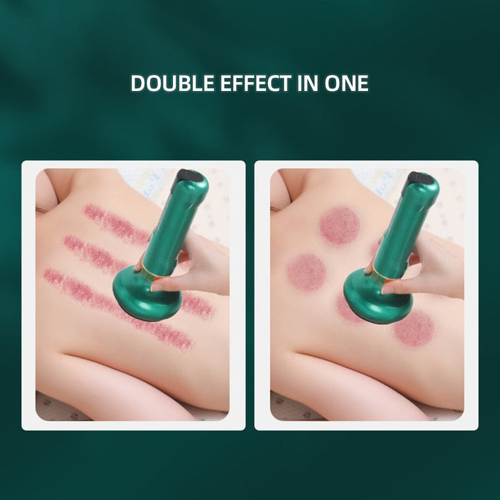 Premium Electric Cupping Massager Vacuum Suction Device Gua Sha Tool Infrared Heat 12 Levels Rechargeable Body Massager for Home Gym Daily Use Comfort